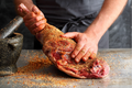 • LEG OF LAMB BOX • 1/4 LAMB • 15 POUNDS • LEG, LOIN CHOPS, SHANKS AND GROUND